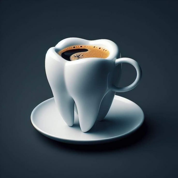 Café y manchas en los dientes